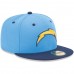 New Era Los Angeles Chargers 2Tone 59FIFTY Fitted Hat - Powder Blue 1019823